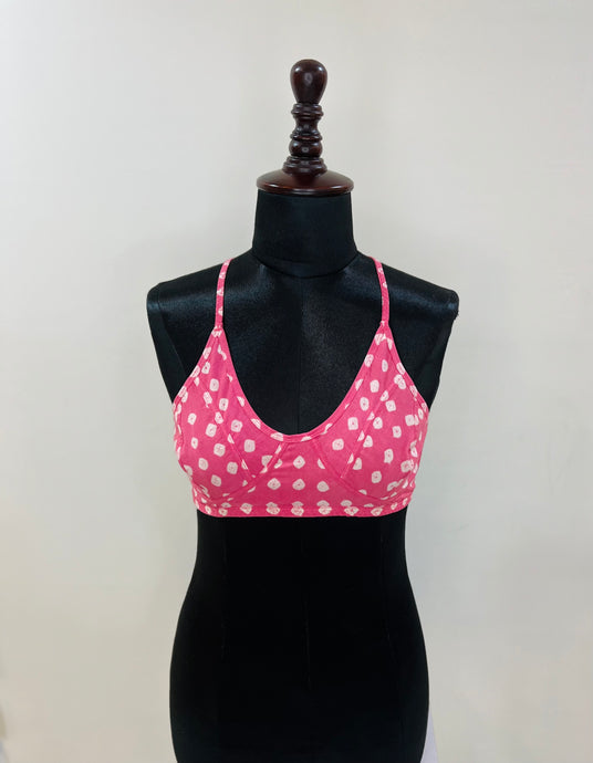 Visakha the tee shirt bra in Bandhej