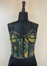 Load image into Gallery viewer, Shobai, the Corset in Velvet &amp; Muslin