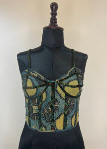 Shobai, the Corset in Velvet & Muslin